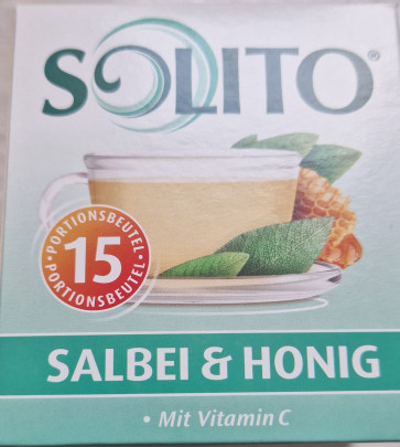 SOLITO Salbei und Honig Instant Heißgetränk 15x9g