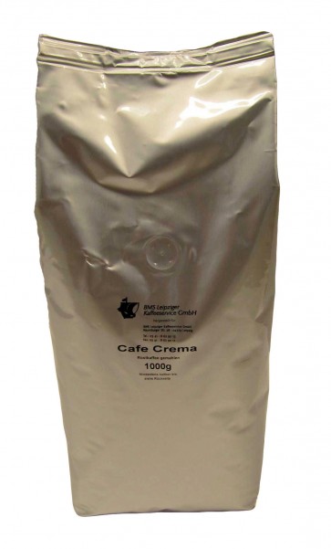 Cafe Crema Bohnen 1kg - BMS Hausmarke