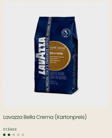 Lavazza Bella Crema 1000 g