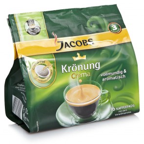 JACOBS Krönung Crema Kaffeepads - 16 Pads