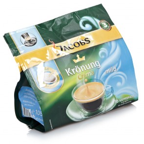 JACOBS Krönung Crema mild Kaffeepads - 16 Pads