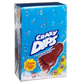 Chupa Chups Crazy Dips - Cola-Lutscher 24 Stück