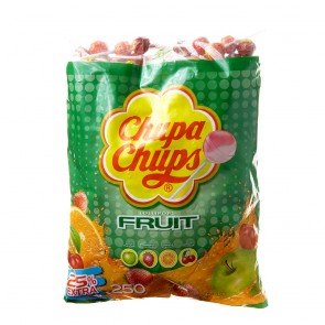 Chupa Chups Lollipops Fruit - Lutscher 250 Stück