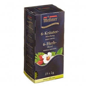 Meßmer 6-Kräuter-Mischung 25 Teebeutel - 12 Packungen