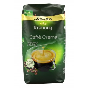 Jacobs Krönung Caffe Crema, 1kg ganze Bohnen