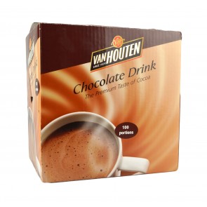 Van Houten Chocolate Drink, 100 x 23g Portionsbeutel