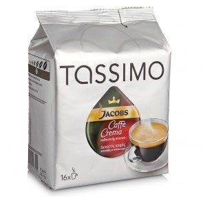 TASSIMO JACOBS Caffè Crema vollmundig intensiv 16 T-Discs