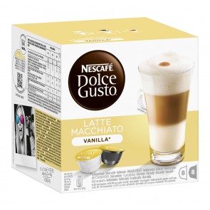 NESCAFÉ Dolce Gusto Latte Macchiato Vanilla 16 Kapseln - 8 Port.